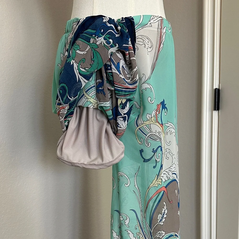 Isle by Melis Kozar Multicolor wide Leg Pants - Picture 3 of 13